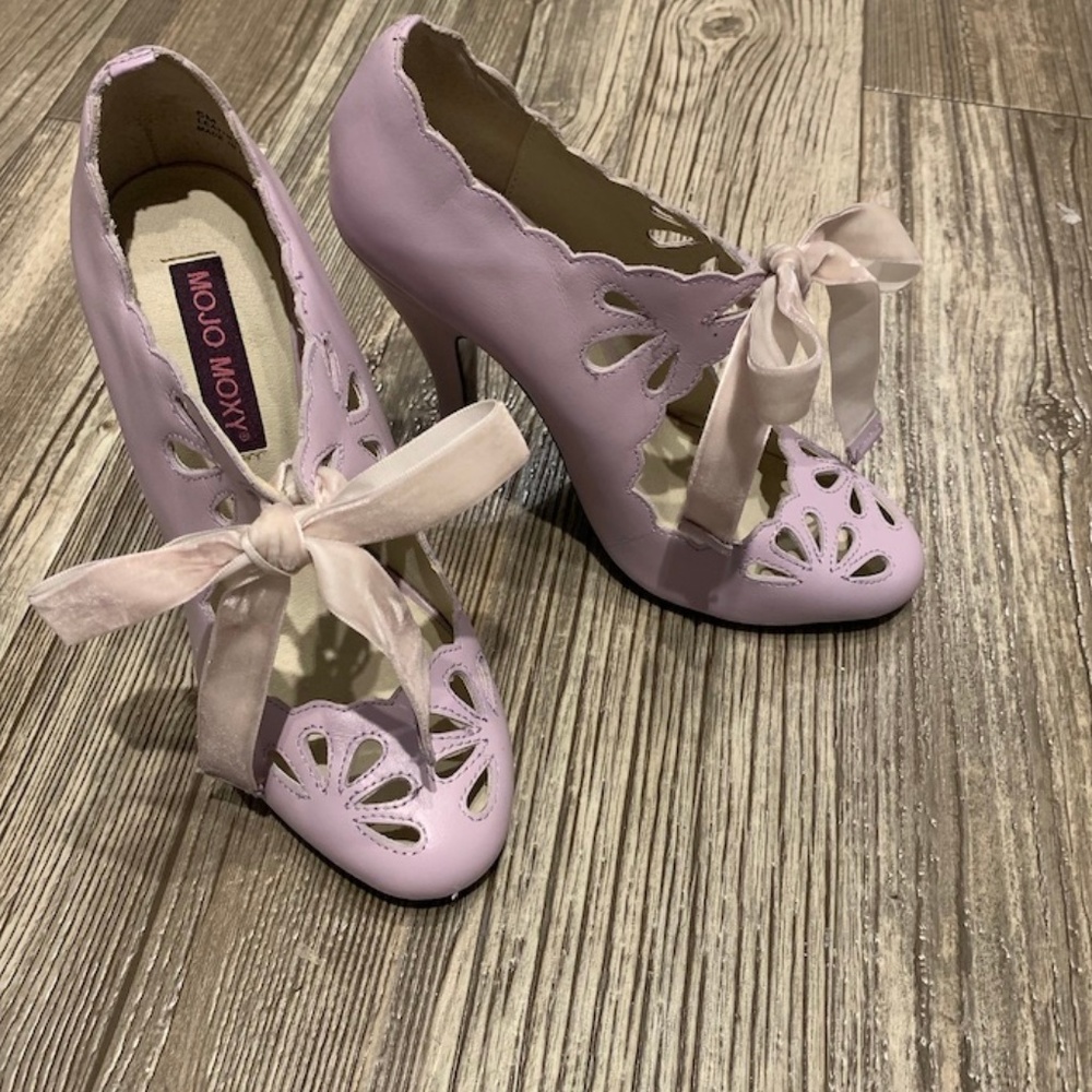 Mojo Moxy "Buffy" Mary Janes in Lavender